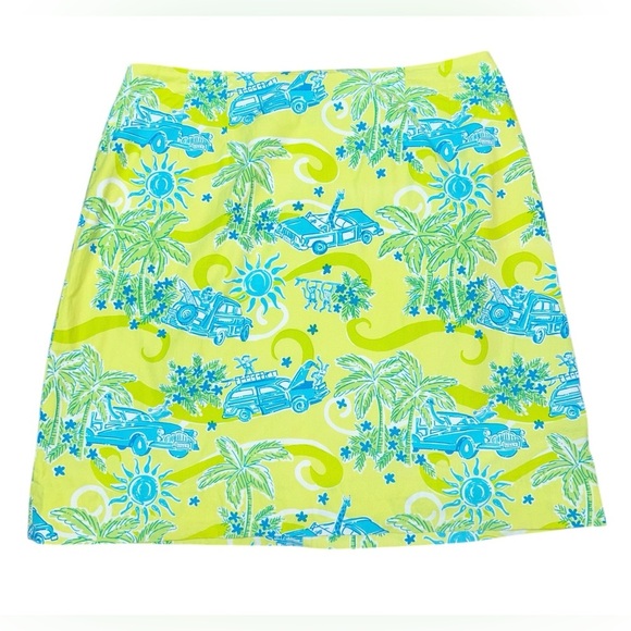 Lilly Pulitzer Skirt in Kelp Green “Cruisin” VTG Size: 8 - Picture 1 of 6